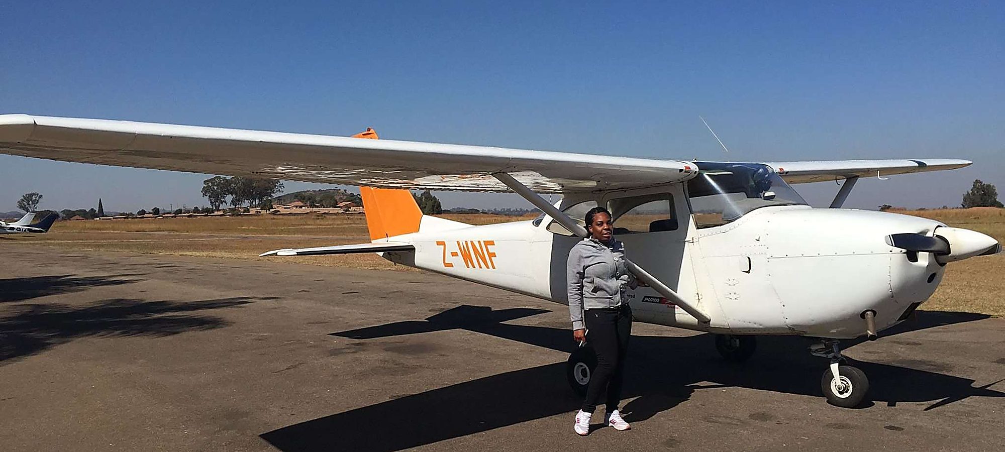 Cessna 172 at Charles Prince Airport